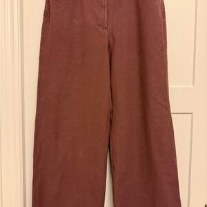 Lululemon Wide-Leg Maroon Pants
